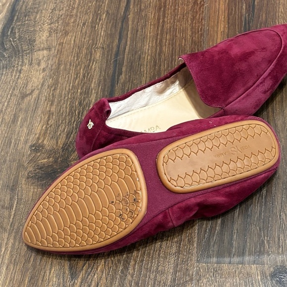 Yosi Samra Skylar in garnet Ballet flats suede comfort size 9 - Picture 5 of 7